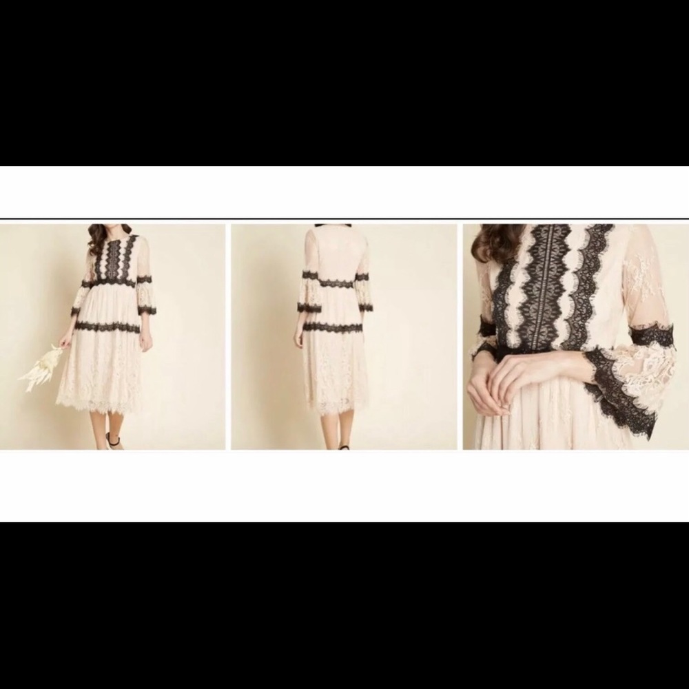 ModCloth Aisle Be Seeing You Lace Midi Dress XL